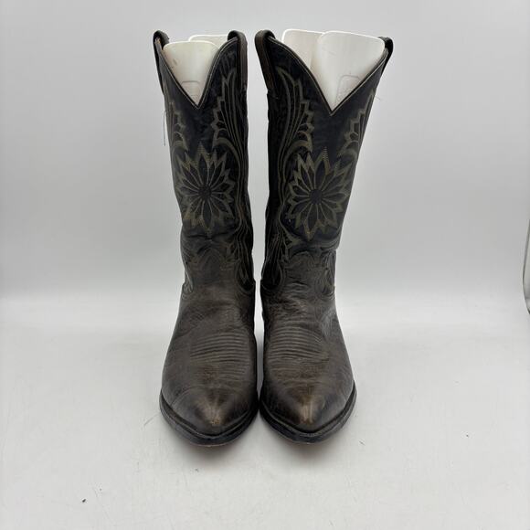 Vintage Tony Lama 6701 Black Label Boots Mens 8.5 EE Western Workwear main image 11